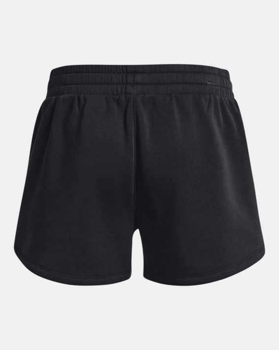 Damen UA Rival Fleece Shorts, Black, pdpMainDesktop image number 5